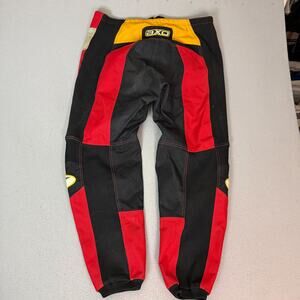 AXO Motocross Pants Size 38 Red Black Off-Road Racing Riding Gear MX